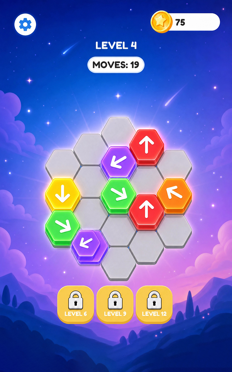 Vane Grid puzzle layout